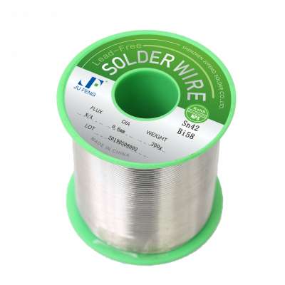 Sn42Bi58 Solid Low Temperature Solder Wire, Sn Bi Solder Wire with FLUX Cored Wire