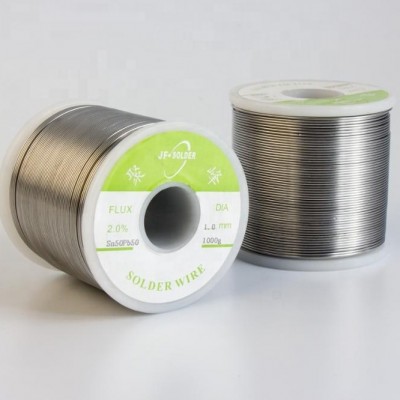 Jufeng Solder Wire 1.0mm Sn/Pb Sn63Pb37 Sn60Pb40 100g 0.8mm Solder Flux Cored Welding Wire